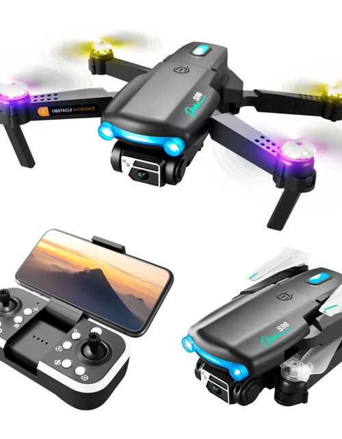 Load image into Gallery viewer, Mini Drone with Camera, 1080P HD FPV Foldable Drone with Carrying Bag, 3 Batteries, One Key Close, Altitude Hold, 3 Speeds, Toys Gifts for Kids, Adults, Beginner

