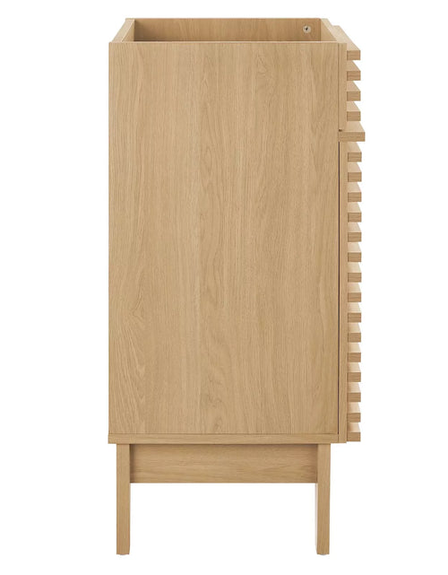 Load image into Gallery viewer, Render 18&quot; Bathroom Vanity Cabinet (Sink Basin Not Included) in Oak
