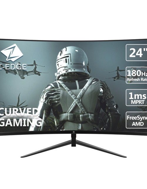 Load image into Gallery viewer, UG24 24-Inch Curved Gaming Monitor 180Hz(Dp) 144Hz(Hdmi) 1Ms Full HD 1920X1080 HDMI DP Port
