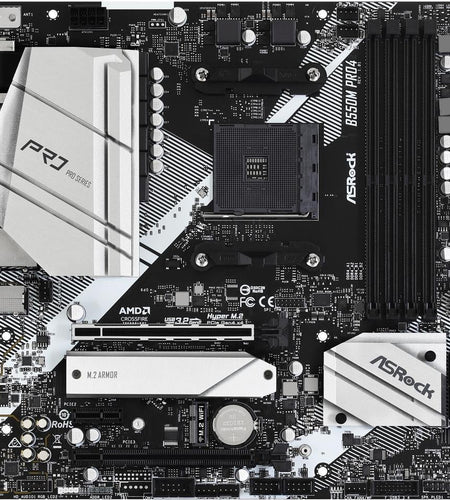 B550M PRO4 AM4 AMD B550 SATA 6Gb/S Micro ATX AMD Motherboard