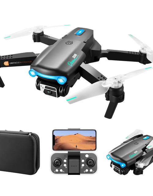 Load image into Gallery viewer, Mini Drone with Camera, 1080P HD FPV Foldable Drone with Carrying Bag, 3 Batteries, One Key Close, Altitude Hold, 3 Speeds, Toys Gifts for Kids, Adults, Beginner
