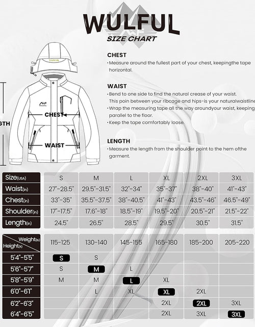 Load image into Gallery viewer, Women’S Waterproof Snow Ski Jacket Mountain Windproof Winter Coat with Detachable Hood

