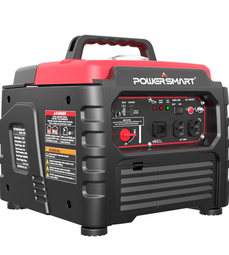 1500W Gas Inverter Generator with Recoil Start: Portable & Quiet Solution for Camping & Home