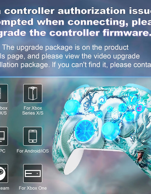 Load image into Gallery viewer, RGB Xbox Controller Wireless for Pc/Xbox(Upgrade Needed for Xbox)Game Controller Compatible with Xbox One S/Xbox Series X/S &amp; Windows 10, Wireless Gaming Joystick with Turbo Function
