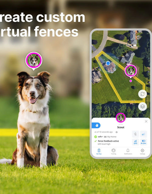 Load image into Gallery viewer, 3 - Wireless GPS Dog Fence &amp; Training Collar with Real-Time Tracking, Waterproof
